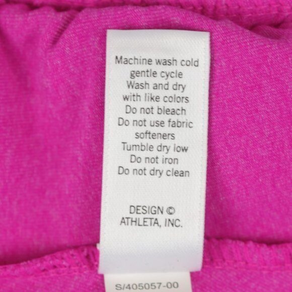 Athleta Rishi Women's XS Pink Full Zip Hooded Thigh Length Activewear Jacket - Picture 10 of 10